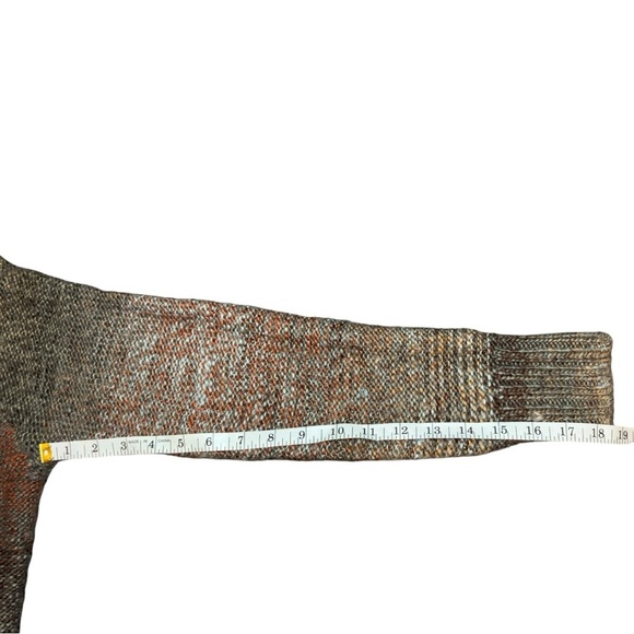 prAna Womens Autumn Rein Sweater Tunic Brown Knit Turtleneck Sz Small - Picture 7 of 10